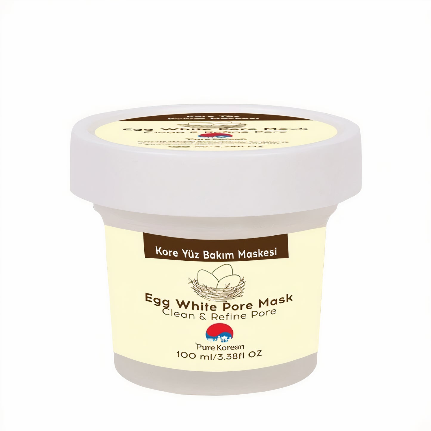 Pure Korean Egg White Pore Reusable Face Mask 100ml