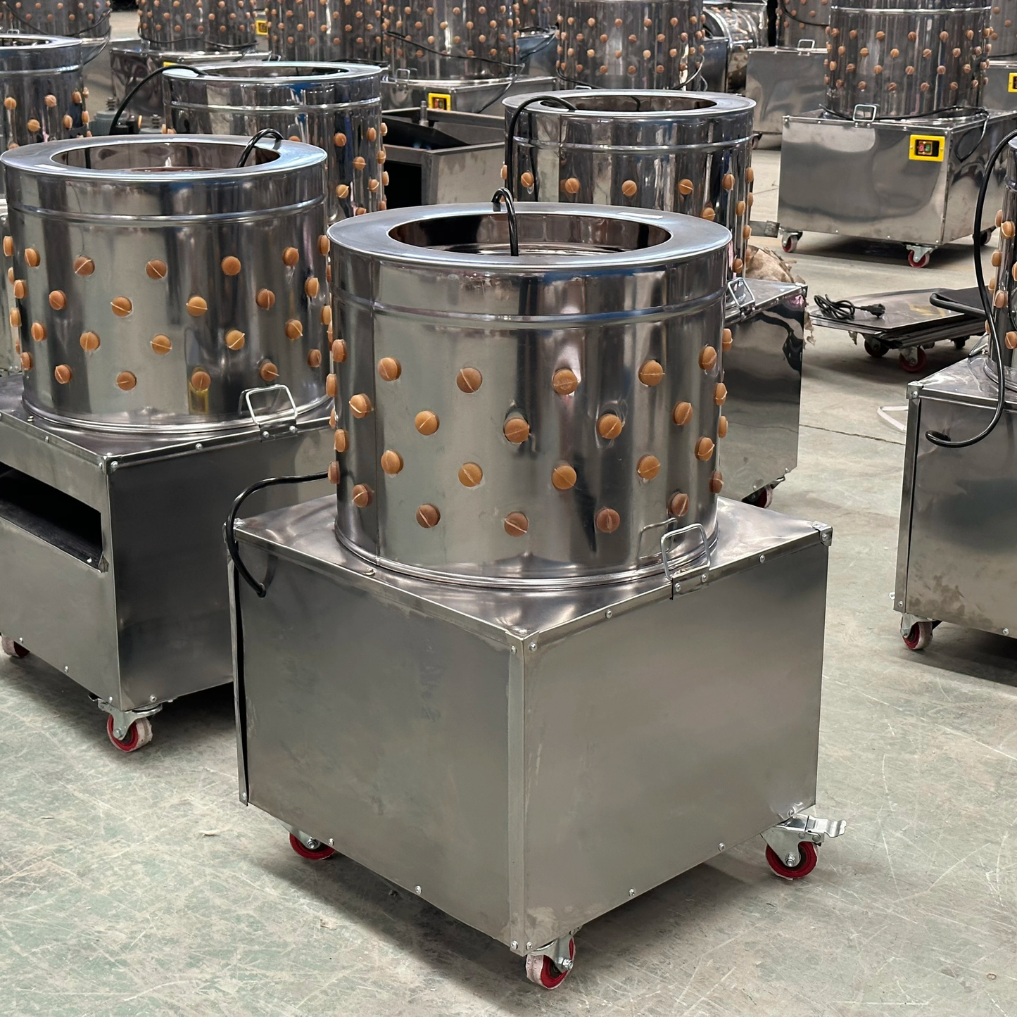 Industrial Chicken Plucker – Commercial Defeathering Machine with 1-Year Warranty