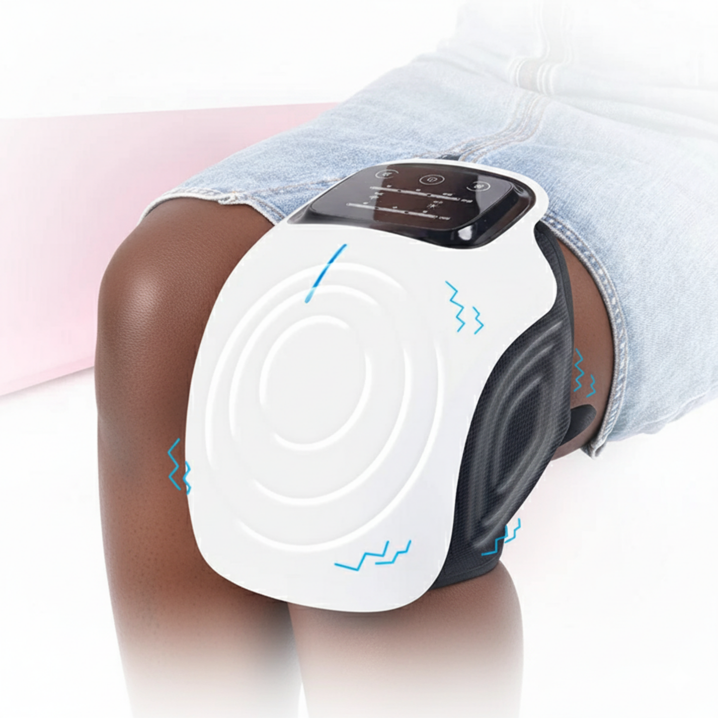 Professional Smart Knee Massager with Heat & Air Compression Therapy – Pain Relief