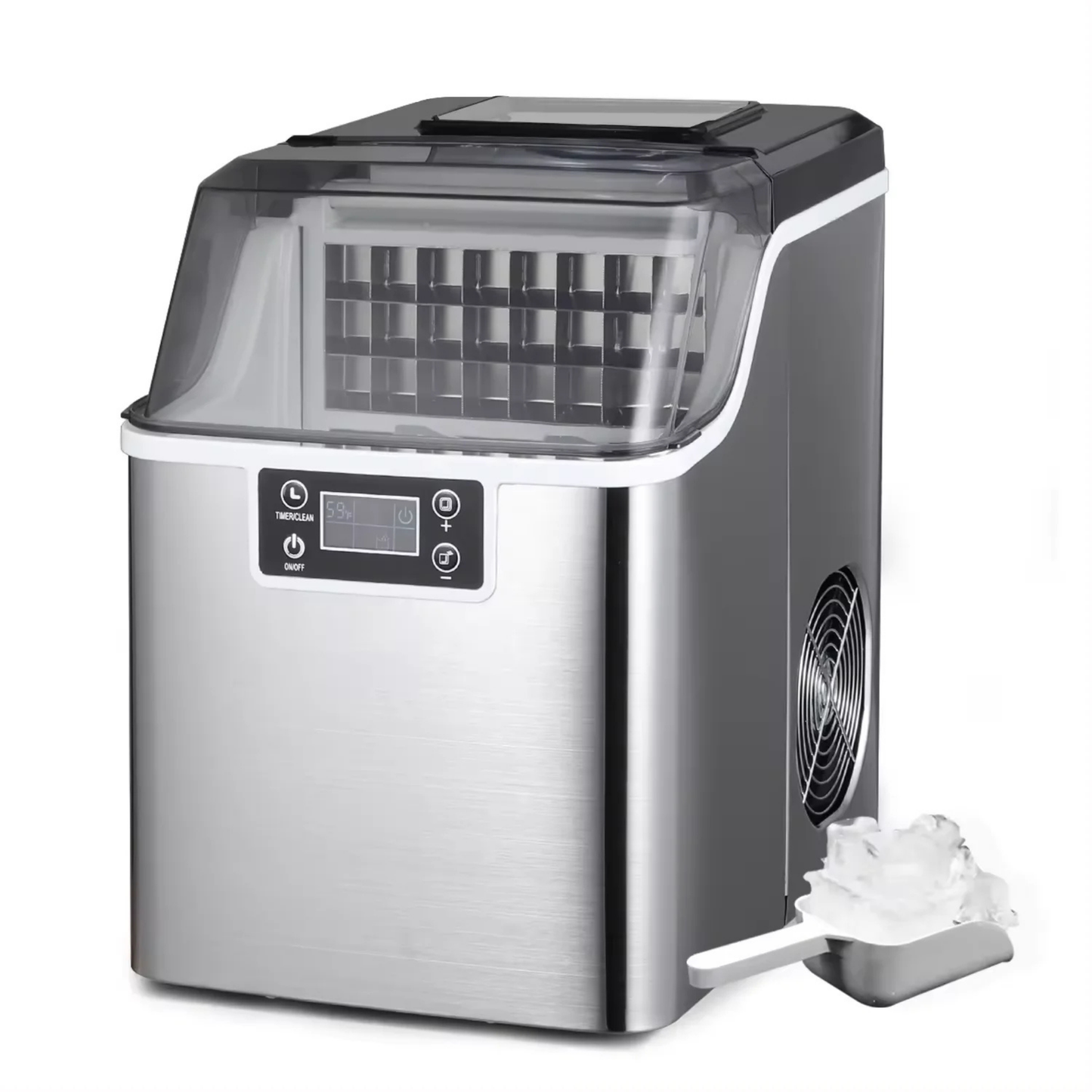 New Design 35kg Automatic Smart Home Ice Maker – Portable & Commercial Use