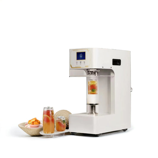 Industrial-Grade Fully Automatic Can Sealing Machine – Dual Voltage 220V/110V, Linear Design Model
