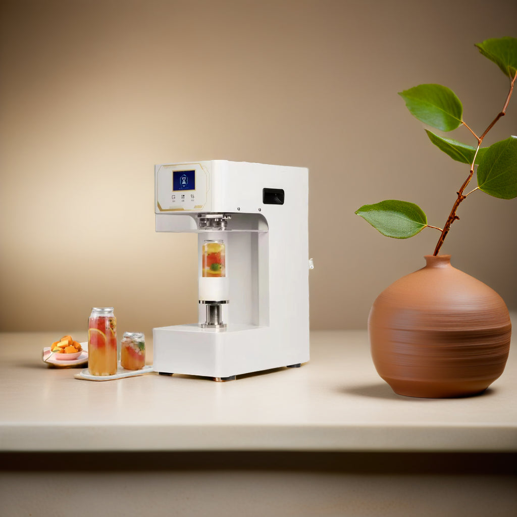 Industrial-Grade Fully Automatic Can Sealing Machine – Dual Voltage 220V/110V, Linear Design Model