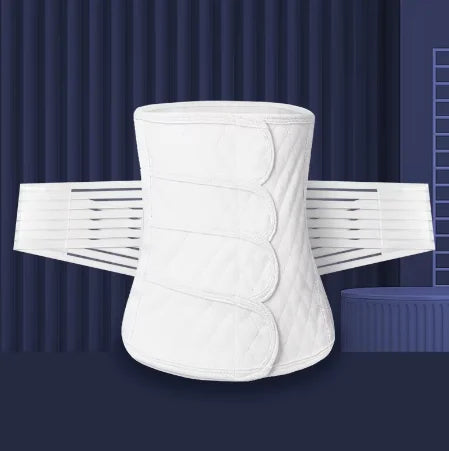 Premium Black Postnatal Recovery C-Section Band - Postpartum Support Wrap System